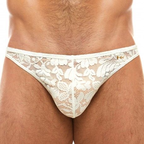 Modus Vivendi Floral Lace Low Cut Briefs - Ivory