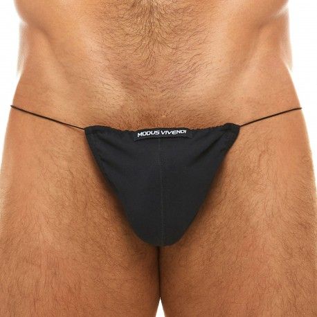 Modus Vivendi String Ficelle Antibactérien Noir