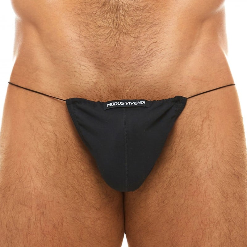 Modus Vivendi String Ficelle Antibactérien Noir