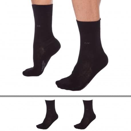 Lot de 2 Paires de Chaussettes Carter Noires
