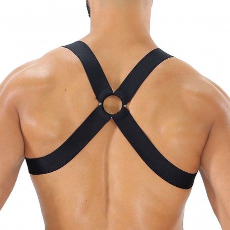 TOF Paris Harnais Elastique Fetish Noir