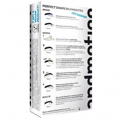 Andmetics Brow Wax Strips - 4 Full Treatments
