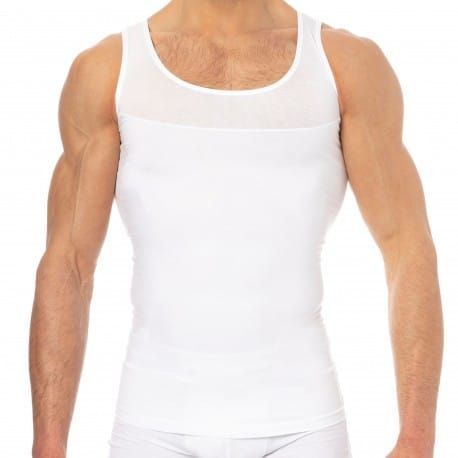 Doreanse Débardeur de Compression Shapewear Blanc