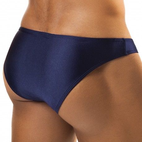 Joe Snyder Slip Bikini Bulge Bleu Marine
