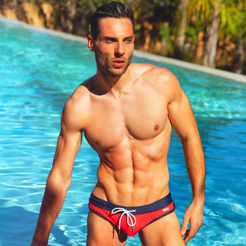 SKU Swim Briefs - Red
