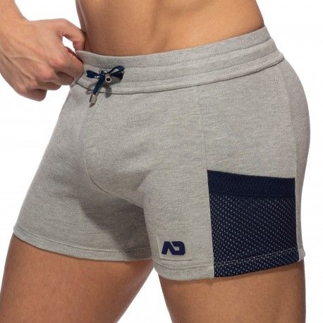 Addicted Short Mesh Gris