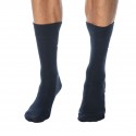 Tommy Hilfiger Lot de 2 Paires de Chaussettes Basses Bleu Marine - Fines Rayures