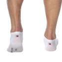 Tommy Hilfiger Lot de 2 Paires de Socquettes Marinière Blanches