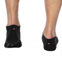 Tommy Hilfiger Lot de 2 Paires de Socquettes Marinière Noires