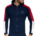 ES Collection Veste Sport Piquée FIT Bleu Marine