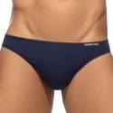Addicted Lot de 3 Slips Bikini Coton Blanc - Bleu Marine - Gris