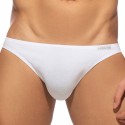 Addicted Lot de 3 Slips Bikini Coton Blanc - Bleu Marine - Gris