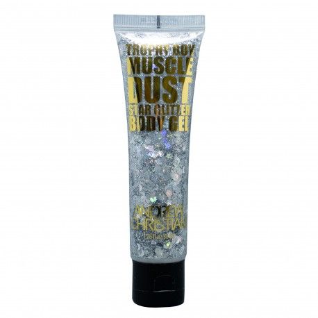 Andrew Christian Gel Pailleté Argenté pour le Corps - 38 ml