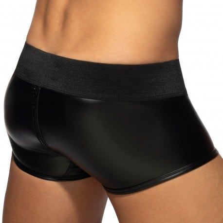 AD Fetish Boxer Back Zip Rub Cockring Noir