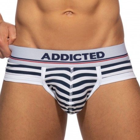 Addicted Slip Basic Colors Coton Marin - Blanc