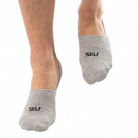 SKU Lot de 3 Paires de Chaussettes Invisibles Grises