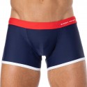 Garçon Français Swim Trunks - Navy - Red - White