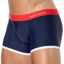 Garçon Français Swim Trunks - Navy - Red - White