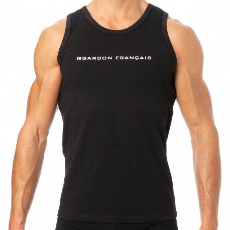 Garçon Français Logo Tank Top - Black