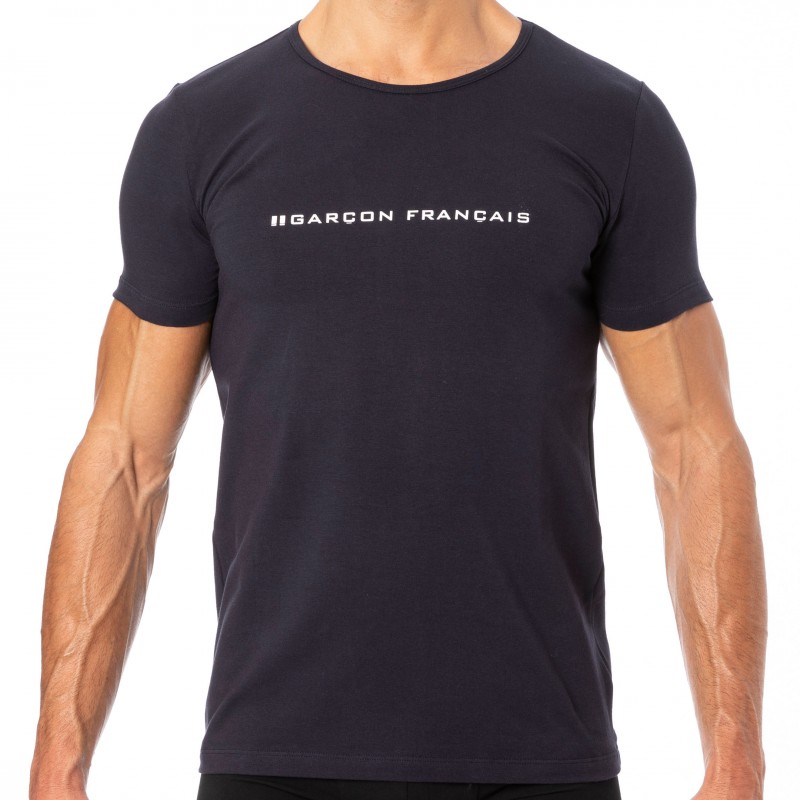 Garçon Français T-Shirt Logo Bleu Marine
