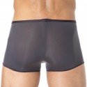 HOM Boxer Court Temptation Plume Microfibre Gris Anthracite