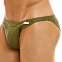 Modus Vivendi Leather Legacy Low Cut Briefs - Khaki