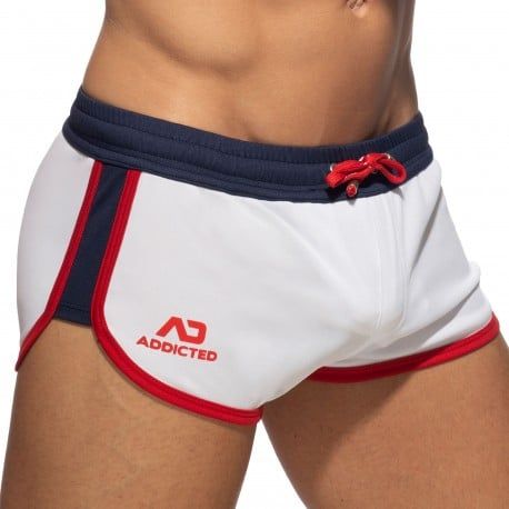 Addicted Short Mix Microfibre Blanc