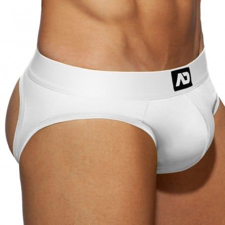 AD Fetish Slip Empty Bottom Fetish Blanc