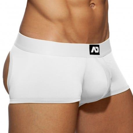 AD Fetish Boxer Court Empty Bottom Fetish Blanc
