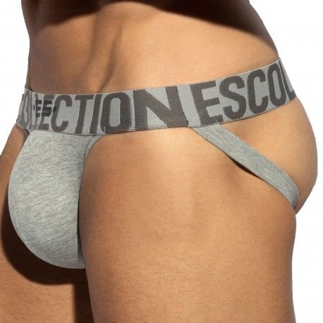 ES Collection Jock Strap Coton 7 Days 3.0 Gris Chiné