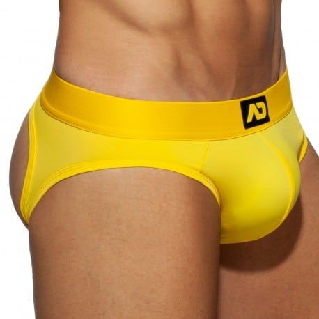 AD Fetish Slip Empty Bottom Fetish Jaune