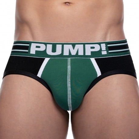 Pump! Jock Strap Sportboy Boost Vert - Noir