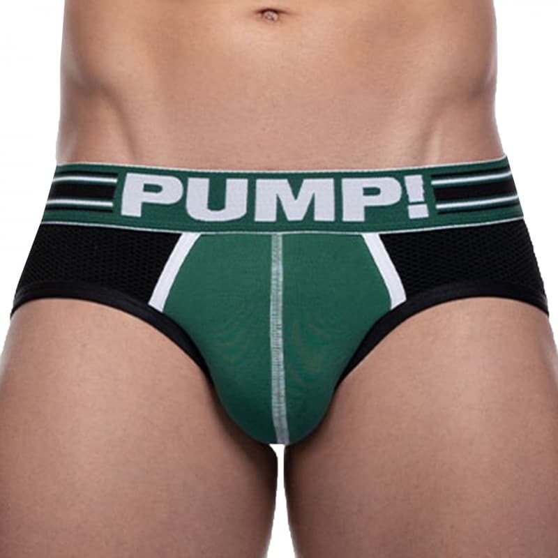 Pump! Jock Strap Sportboy Boost Vert - Noir