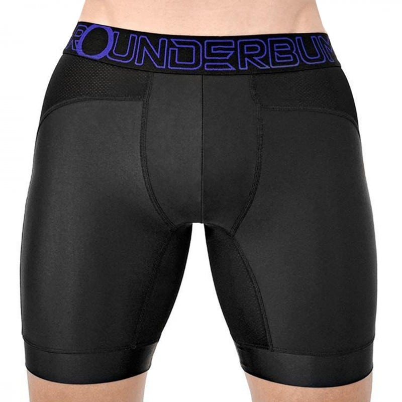 Rounderbum Boxer Long Workout Padded Noir