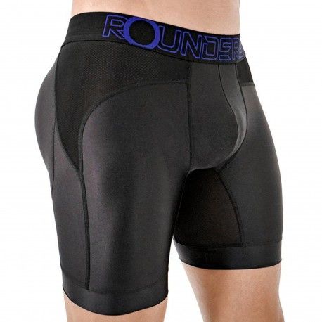 Rounderbum Boxer Long Workout Padded Noir