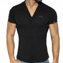ES Collection Chemisette Slim Fit Microfibre Noire