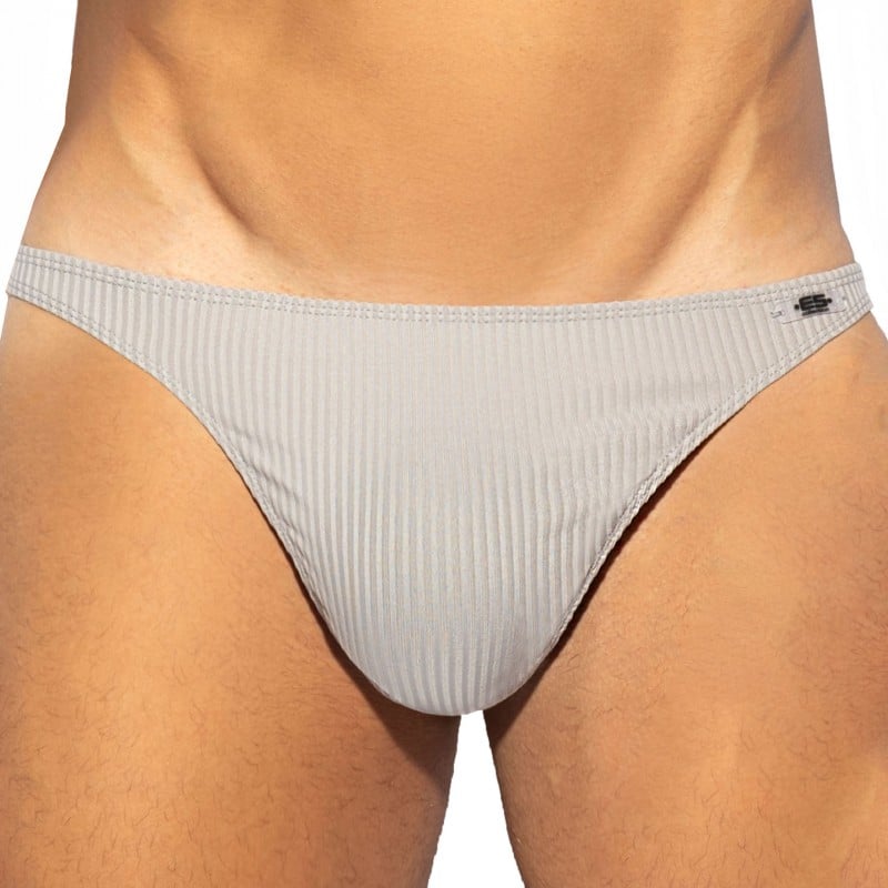 ES Collection Recycled Rib Thong - Grey