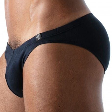 TOF Paris Slip Bikini French Coton Bleu Marine