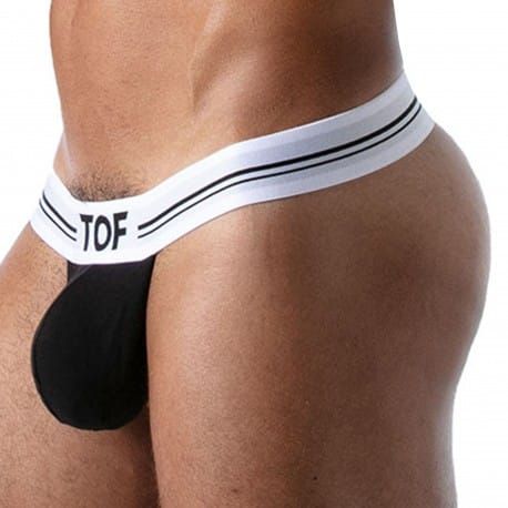 TOF Paris String Sans Ficelle French Coton Noir
