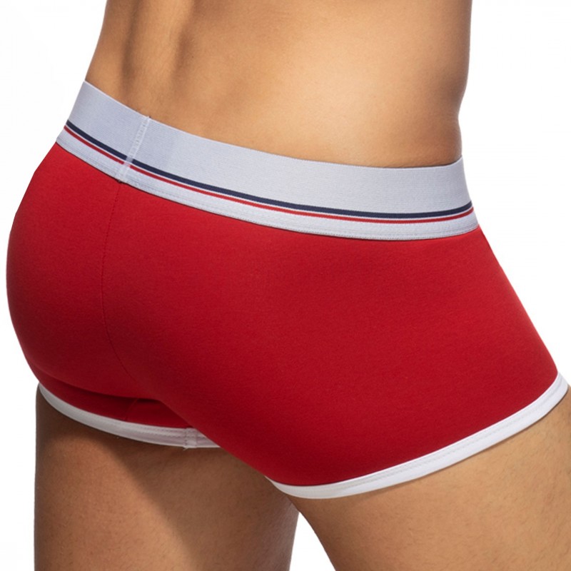Addicted Lot de 3 Shortys Tommy Coton Bleu Marine - Blanc - Rouge