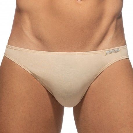 Addicted Bikini Cotton Briefs - Beige