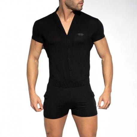 ES Collection Body Manches Courtes Noir