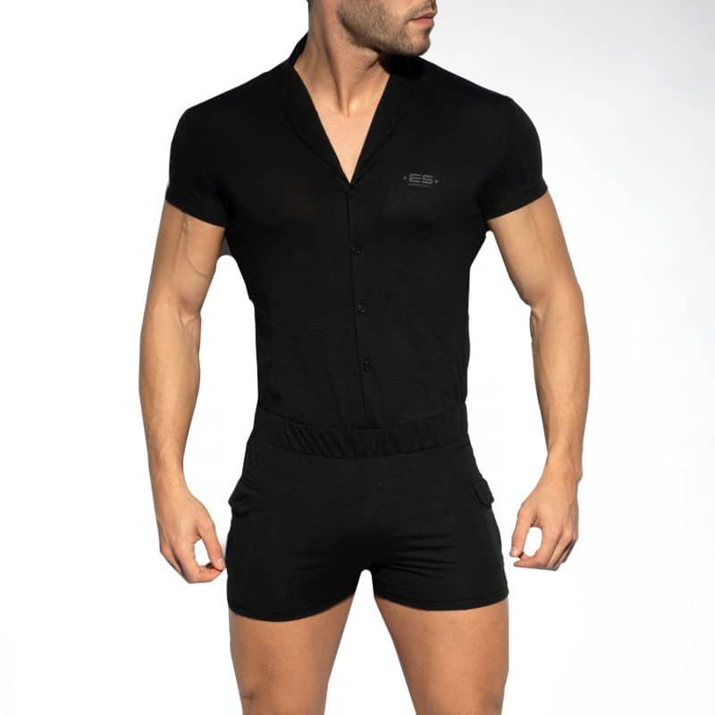 ES Collection Body Manches Courtes Noir