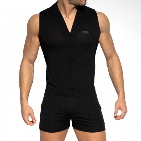 ES Collection Body Sans Manche Noir