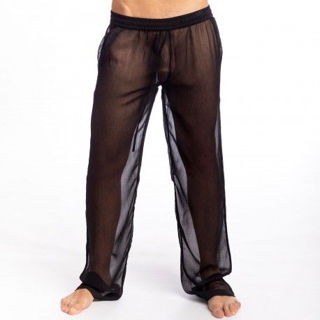 L'Homme invisible Pantalon Lounge Chantilly Noir