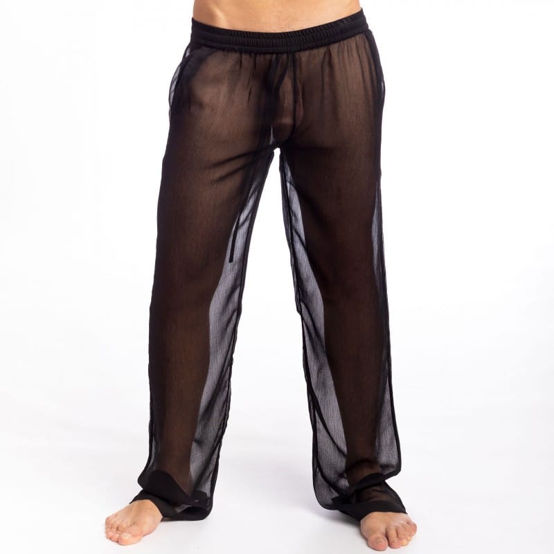 L'Homme invisible Pantalon Lounge Chantilly Noir