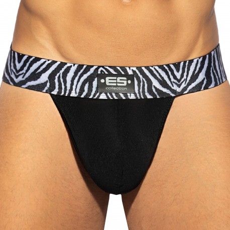 String Push Up C-Trough Zebra Noir