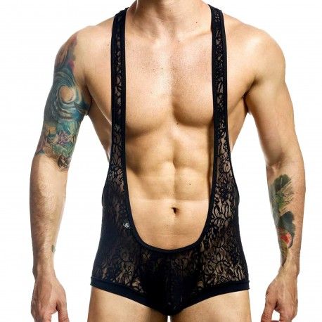 Joe Snyder Body Bulge Dentelle Noir