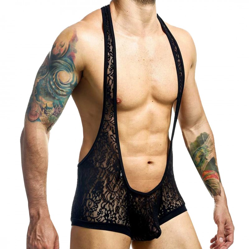 Joe Snyder Body Bulge Dentelle Noir