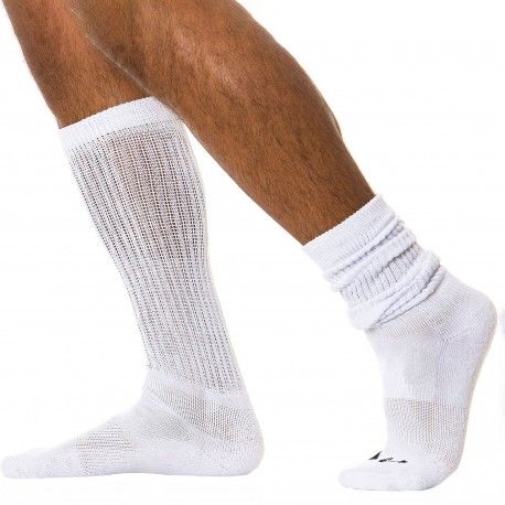 Modus Vivendi Chaussettes Longues Blanches